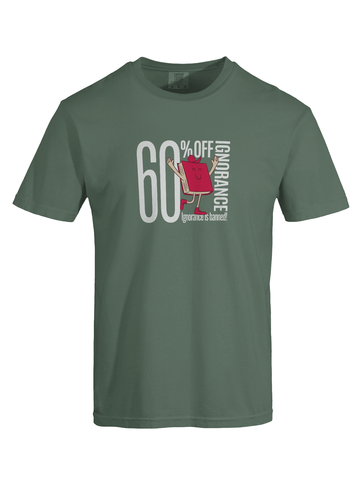 Men's Vintage T-Shirt | "Read a Book" Philosophical Organic Cotton Tee product image (7)