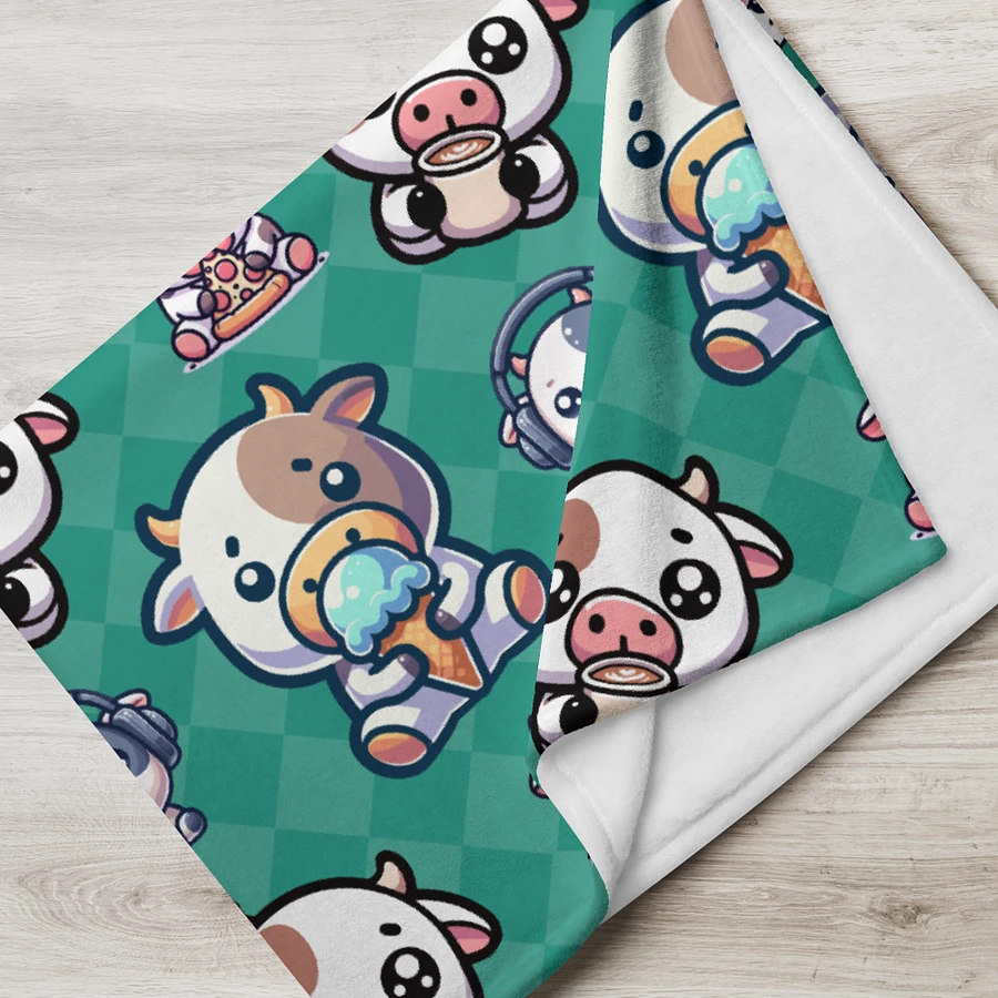 Kawaii Cows Funny Blanket for Cow Lovers product image (6)
