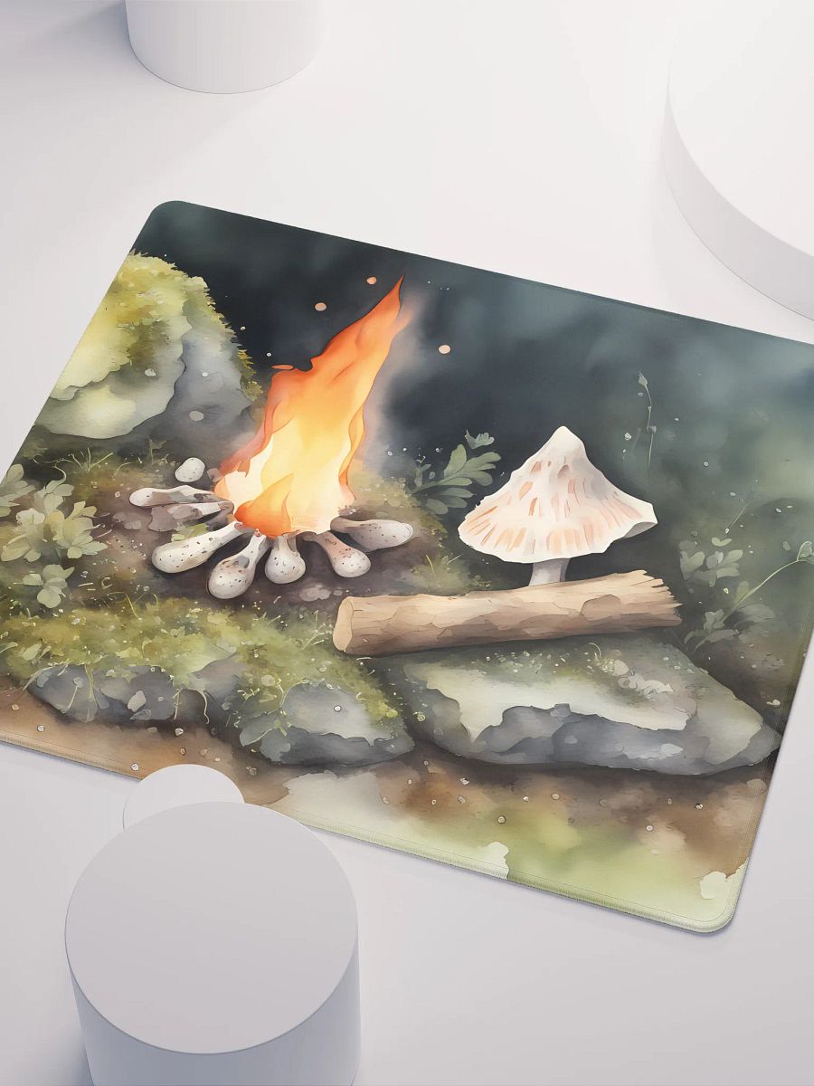 Cotton Swab Campfire, Gaming Mouse Pad, 2 Sizes product image (3)