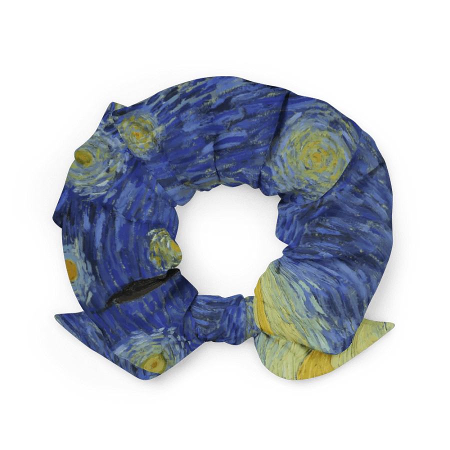 Starry Night Fine Art Scrunchie with Bow product image (2)
