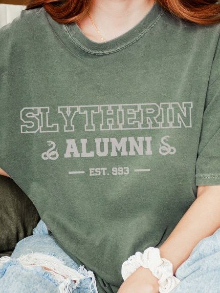 Slytherin Alumni Vintage Collegiate Style Shirt product image (6)