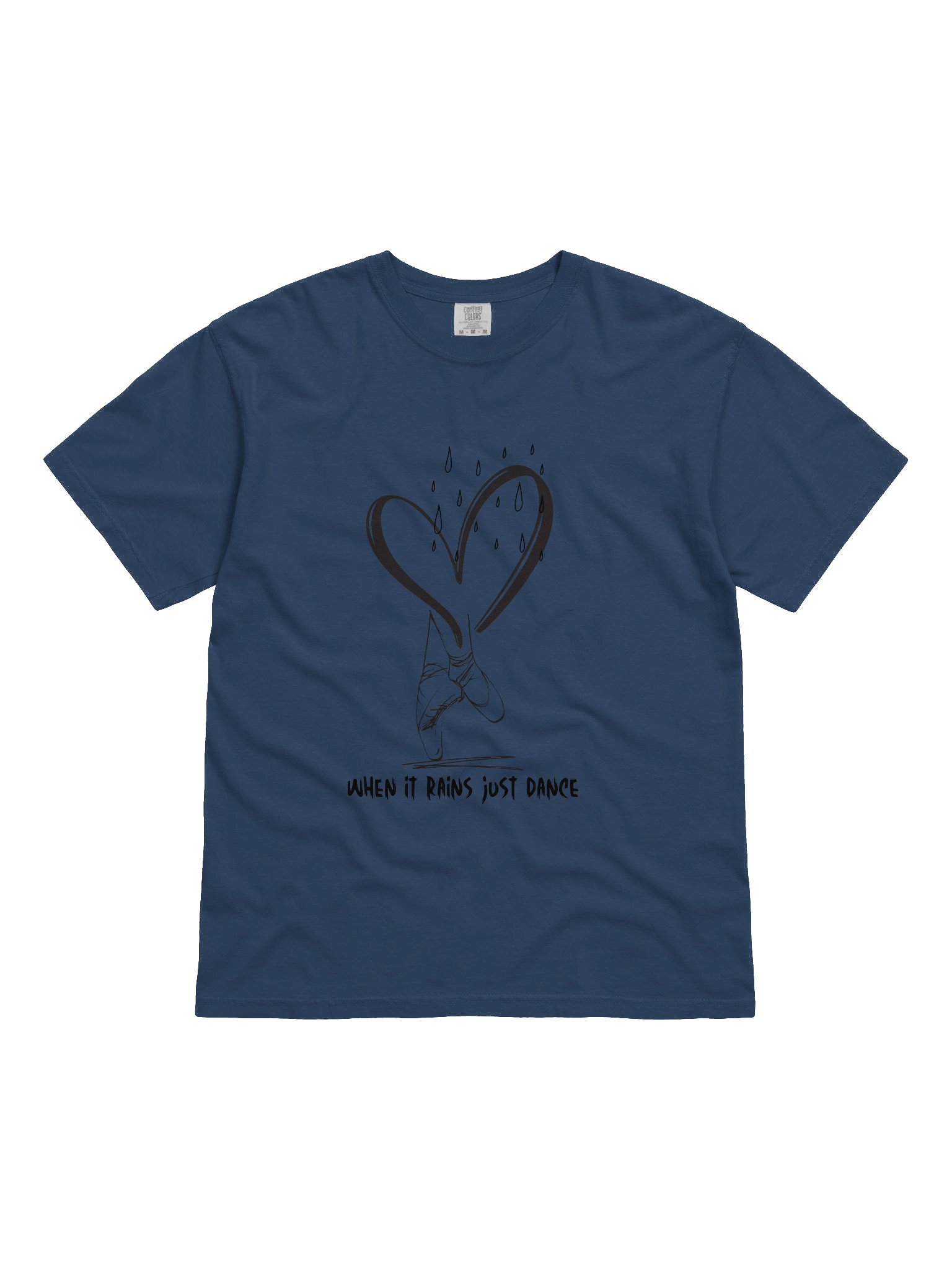 When It Rains, Just Dance Heavyweight T-Shirt product image (1)