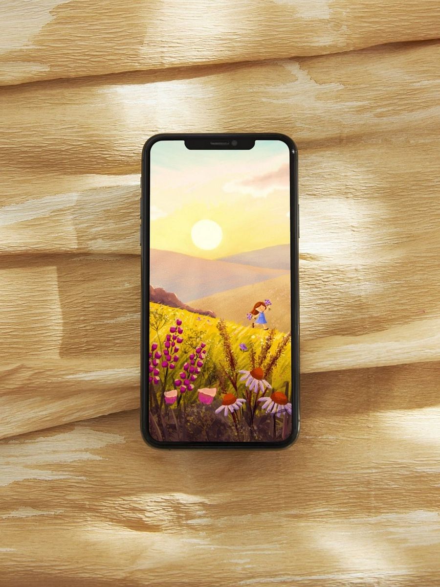 Joyful Meadows at Golden Hour Wallpaper and Animated Screensaver product image (3)