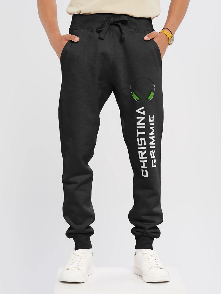 Green Headphones Joggers product image (1)