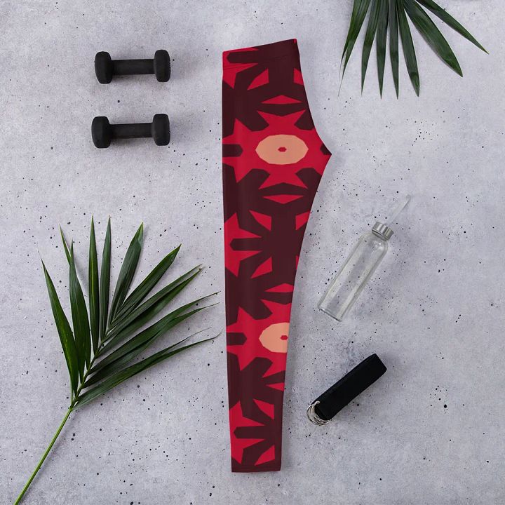 Kaleidoscope Red Allure Leggings product image (2)