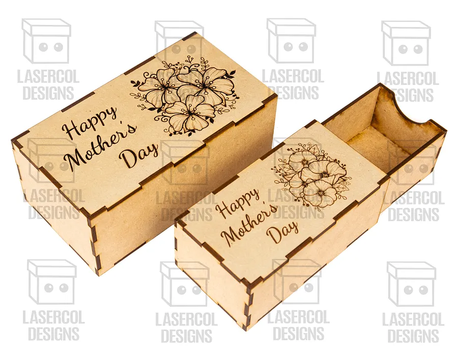 Mother's Day Gift Boxes (2 Sizes, 4 Styles) - Laser Cut Files product image (8)