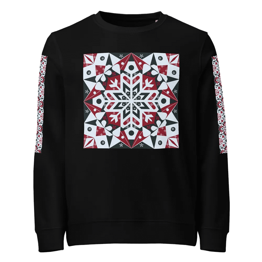 Kaleidoscopic Snowflake Unisex Sweatshirt product image (1)