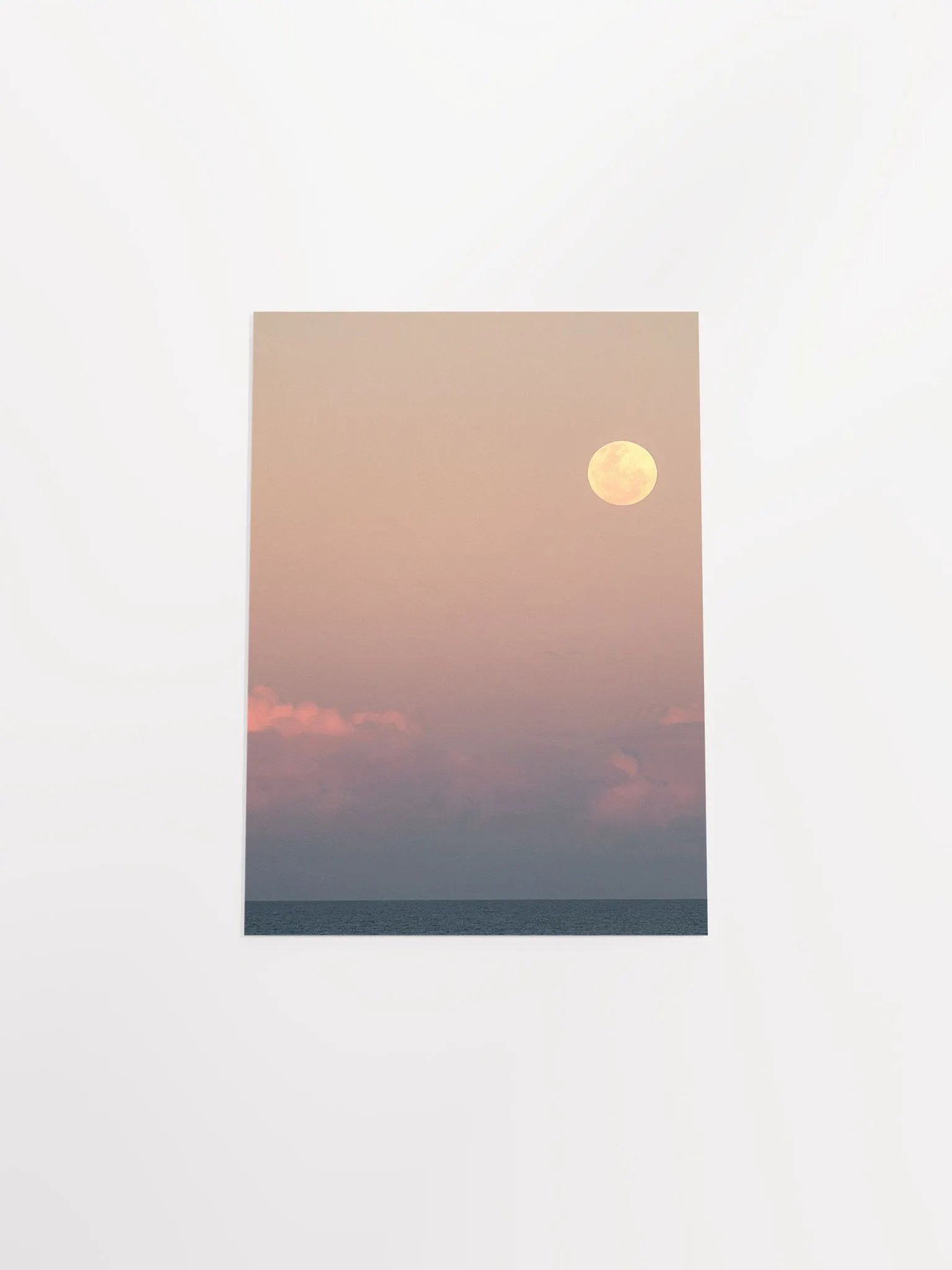 Moonrise and sunset - wall art product image (4)