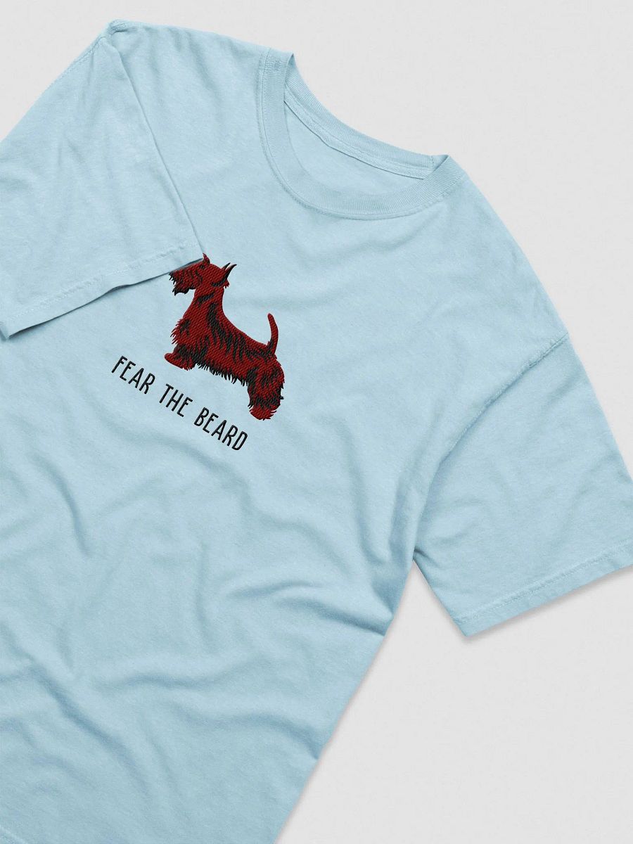 Fear the Beard T-Shirt(Embroidered) of a Scottish Terrier(Brown) product image (6)