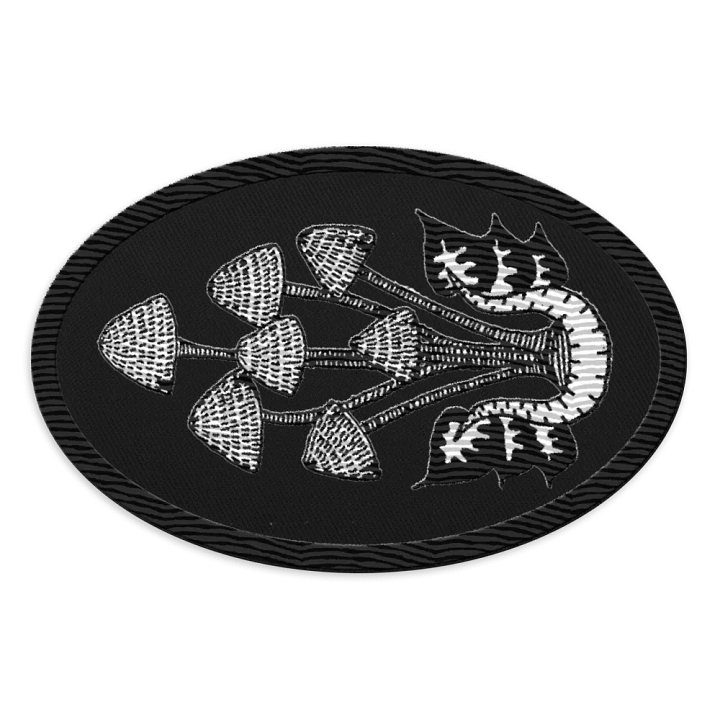 Mushroom Cluster Embroidered Patch product image (1)