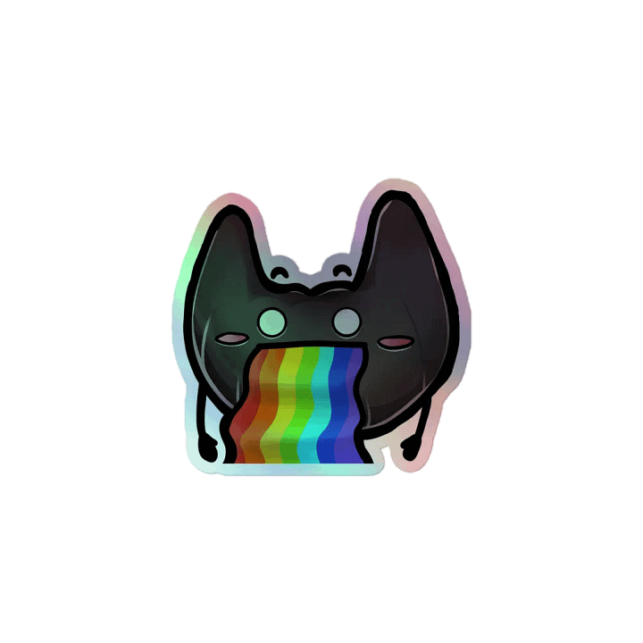 Beardie Pride Holographic Sticker product image (1)