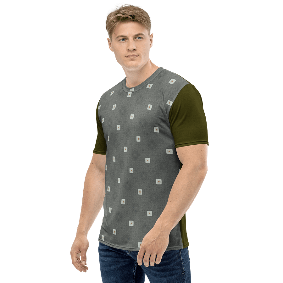 Signal Grid - Verdant Deep Green Edition Men's Tee product image (3)