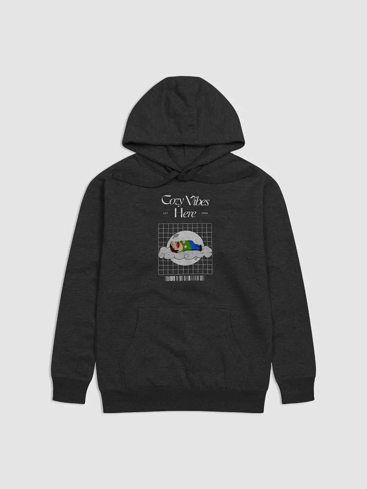Cozy Vibes Here Hoodie (Black Edition) product image (1)