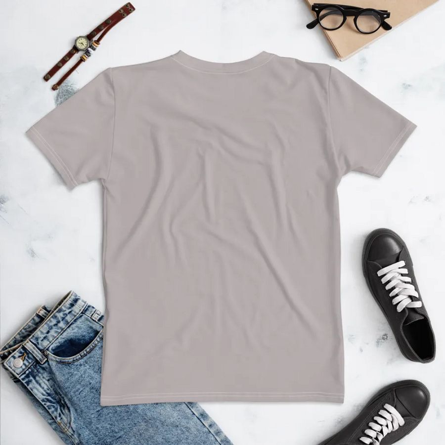 Plain Gray True Summer Women's Crewneck Polyester Heavyweight Premium T-Shirt by Treasure Pie product image (2)