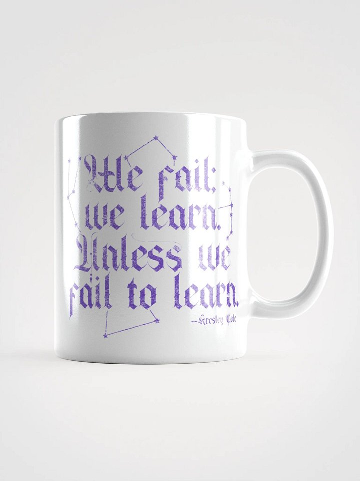 We Fail We Learn Mug product image (2)
