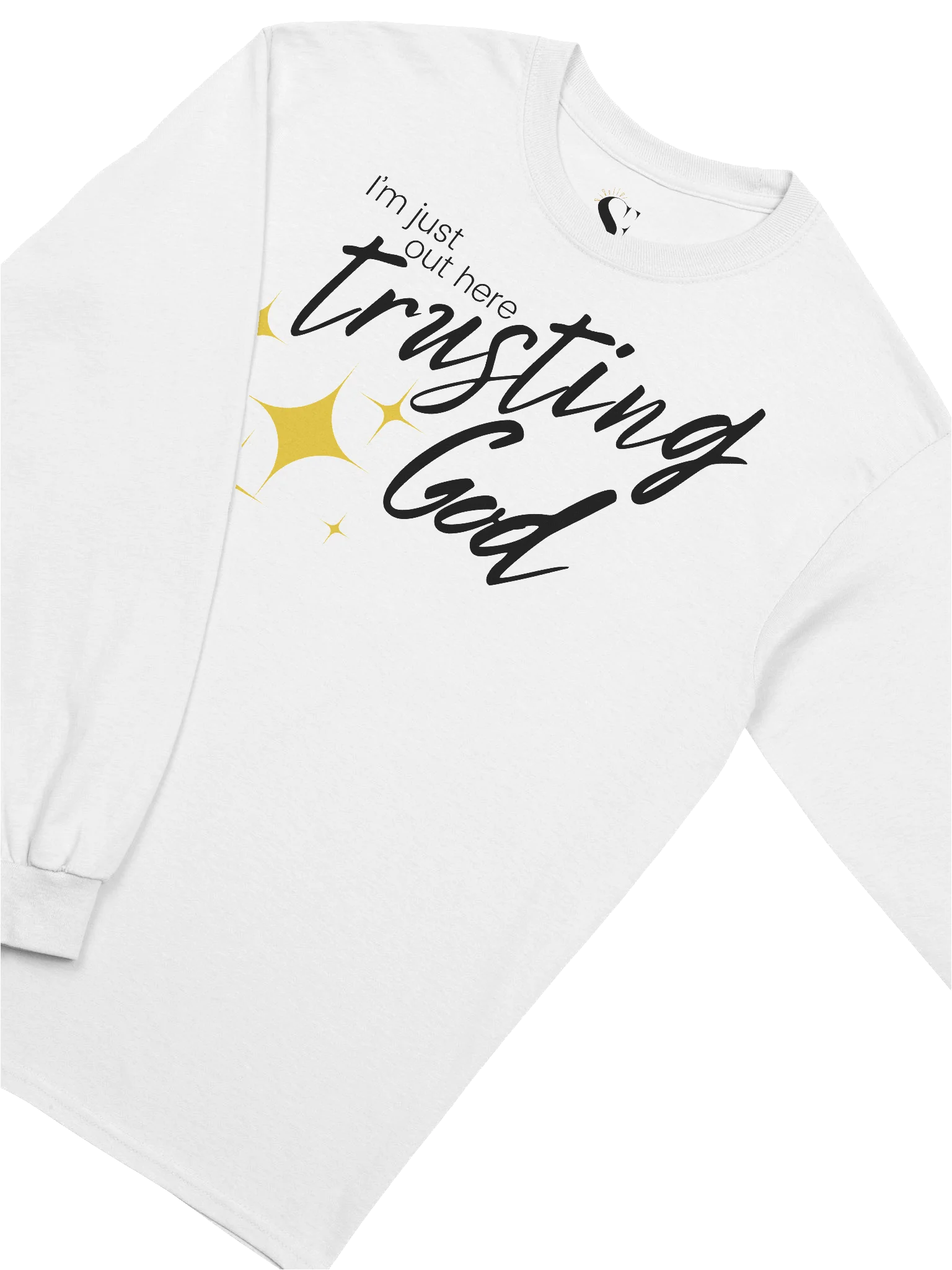 I'm Just Out Here Trusting God - Unisex Long Sleeve Tee - Light Colors product image (20)