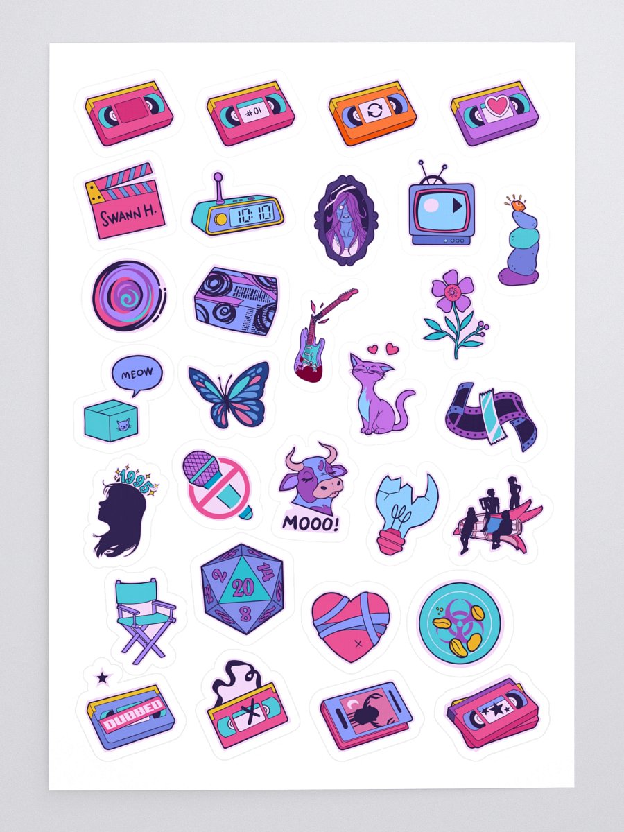 Lost Records: Bloom & Rage Tape 1 Trophies Stickers product image (3)