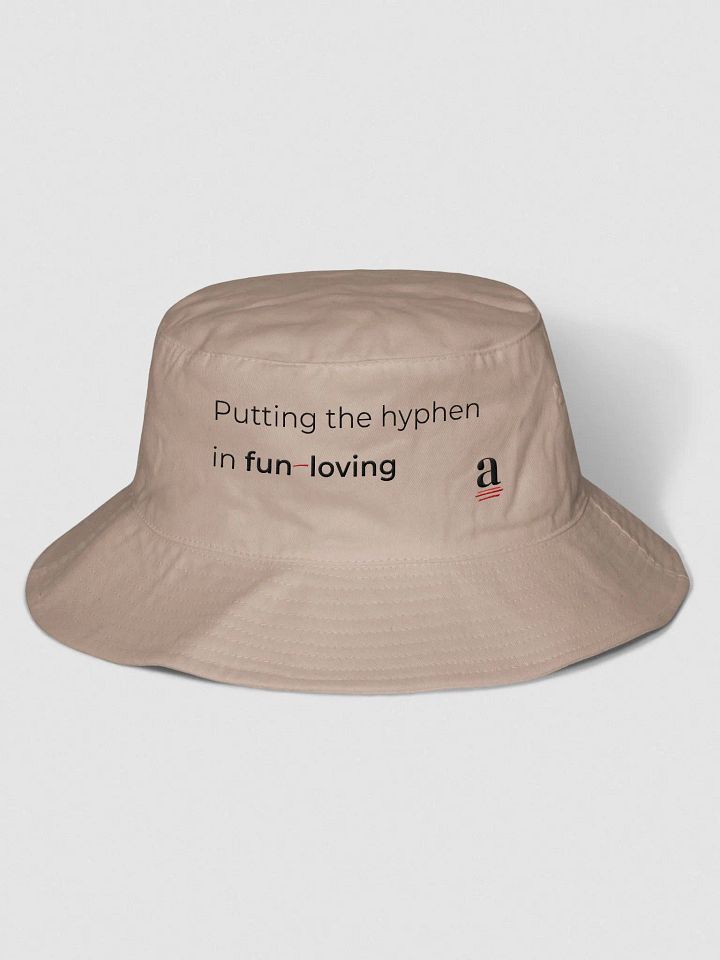 Putting the hyphen in fun-loving bucket hat product image (2)