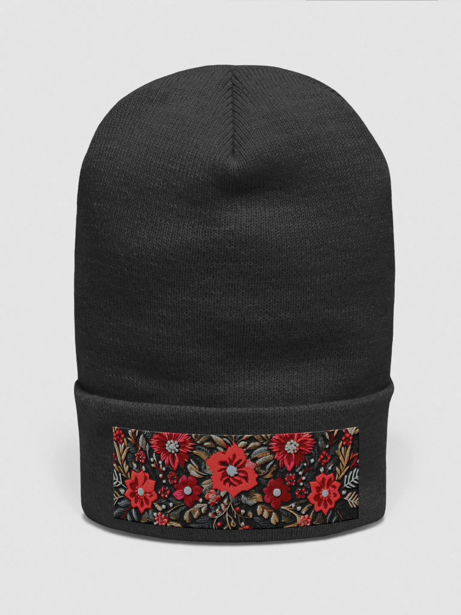 Ornate Floral Elegance Beanie product image (1)