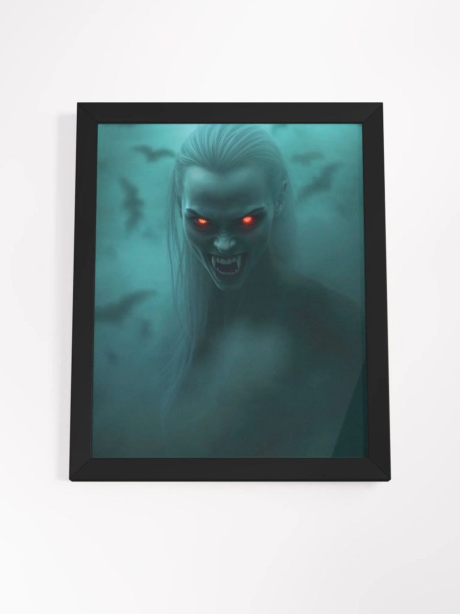 Gothic Vampire Eyes Framed Print product image (19)