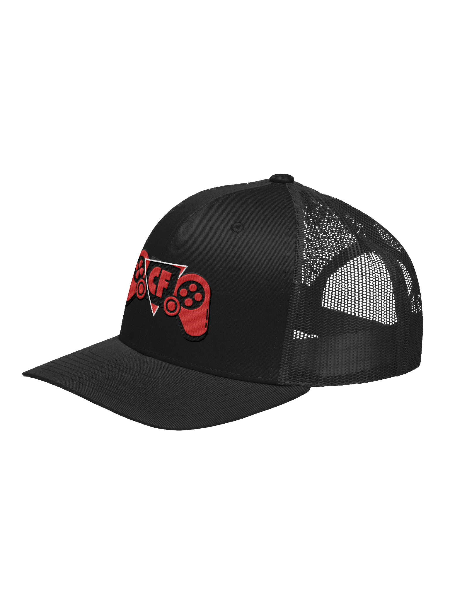 Crusafitch Gaming Logo Hat – Gamer Trucker Cap – Streamer Merch Snapback for Nerds & Trophy Hunters product image (2)