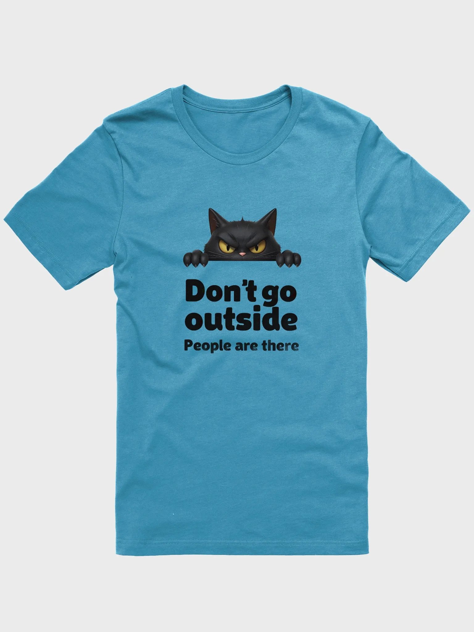Peekaboo Cat Warning Tee product image (6)