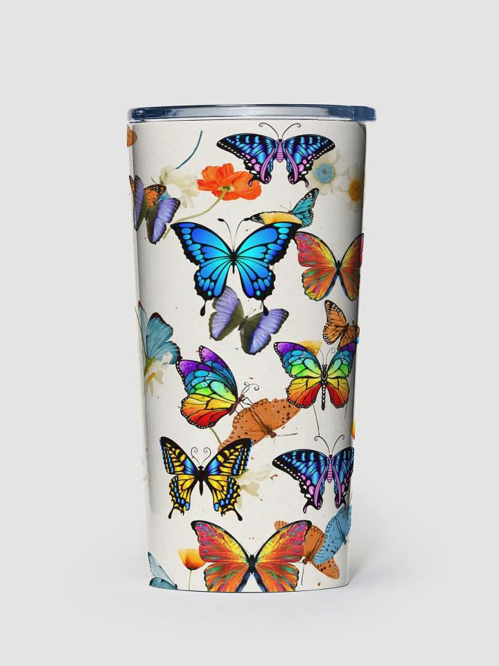 Butterfly Blooms Stainless Steel Tumbler gift for friends daughters ladies colleagues product image (1)