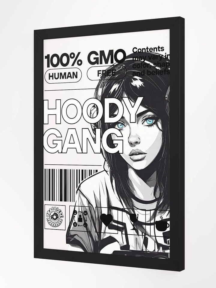 FRAMED HOODY GANG POSTER product image (2)