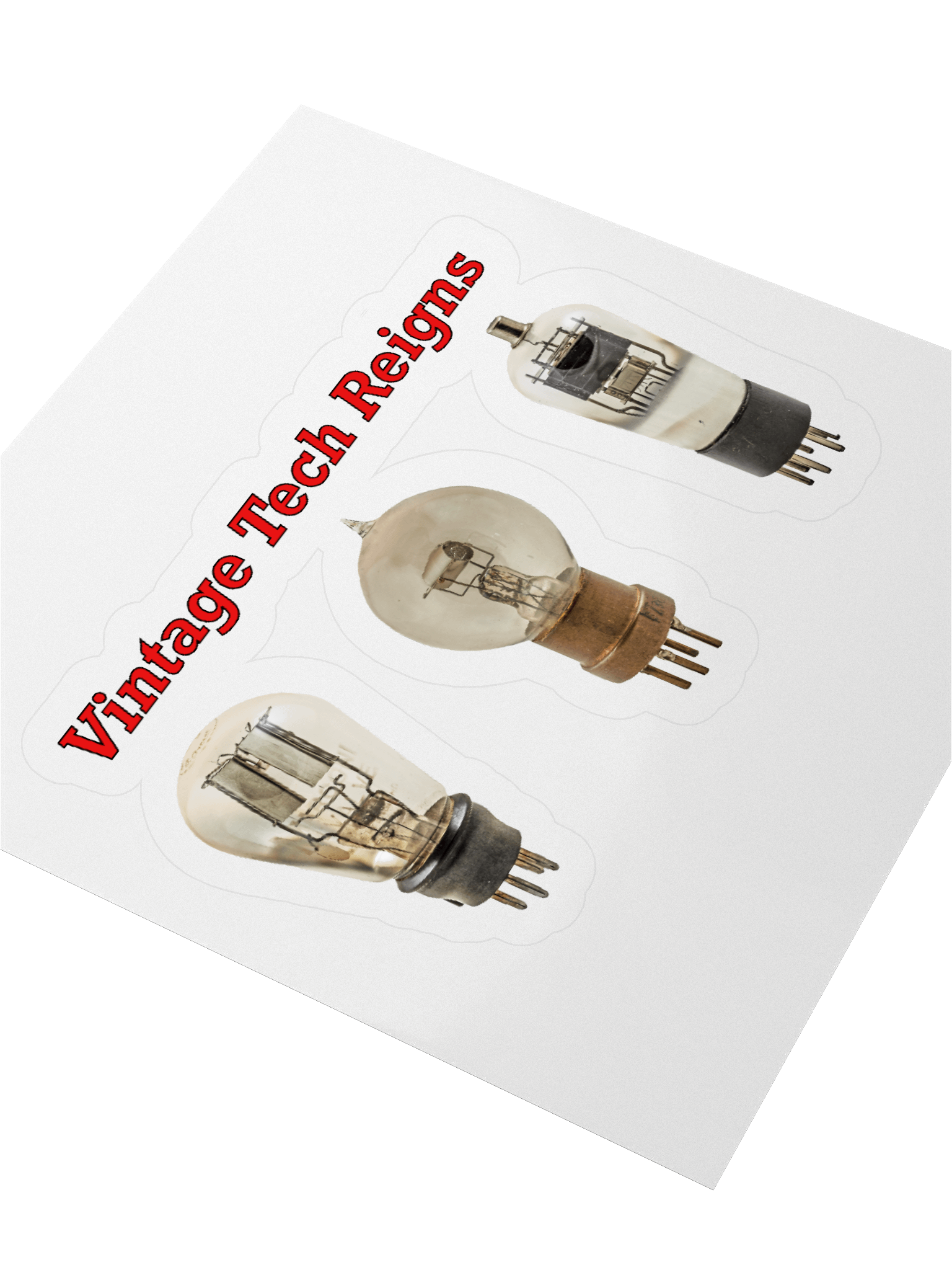 Vintage Tech Reigns Stickers product image (7)