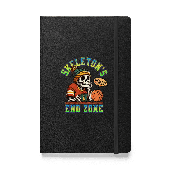 Skeletons End Zone Basketball Hardcover Journal product image (1)