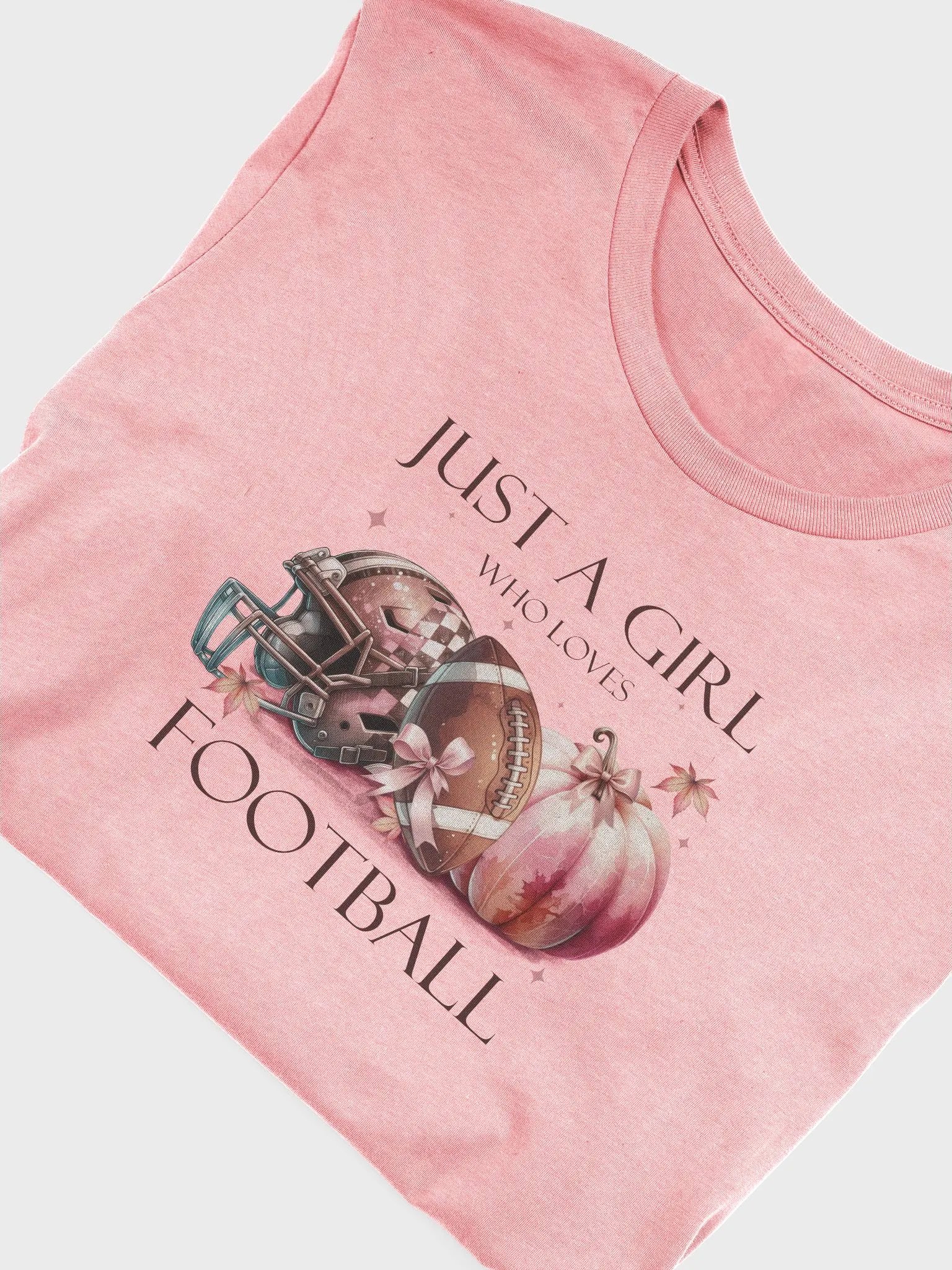 Just A Girl Who Loves Football T shirt product image (5)