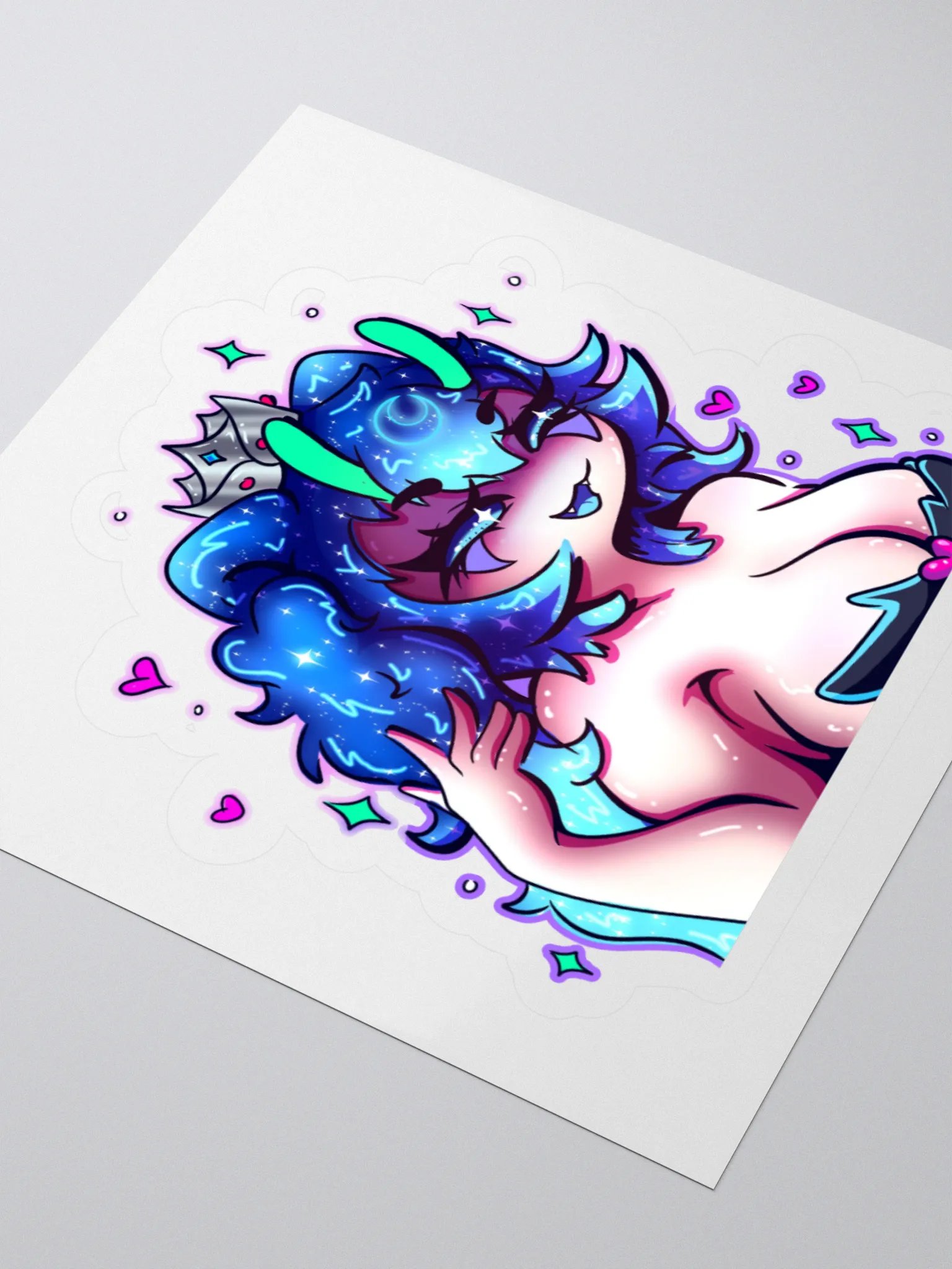 Princess Trashi smug sticker product image (12)