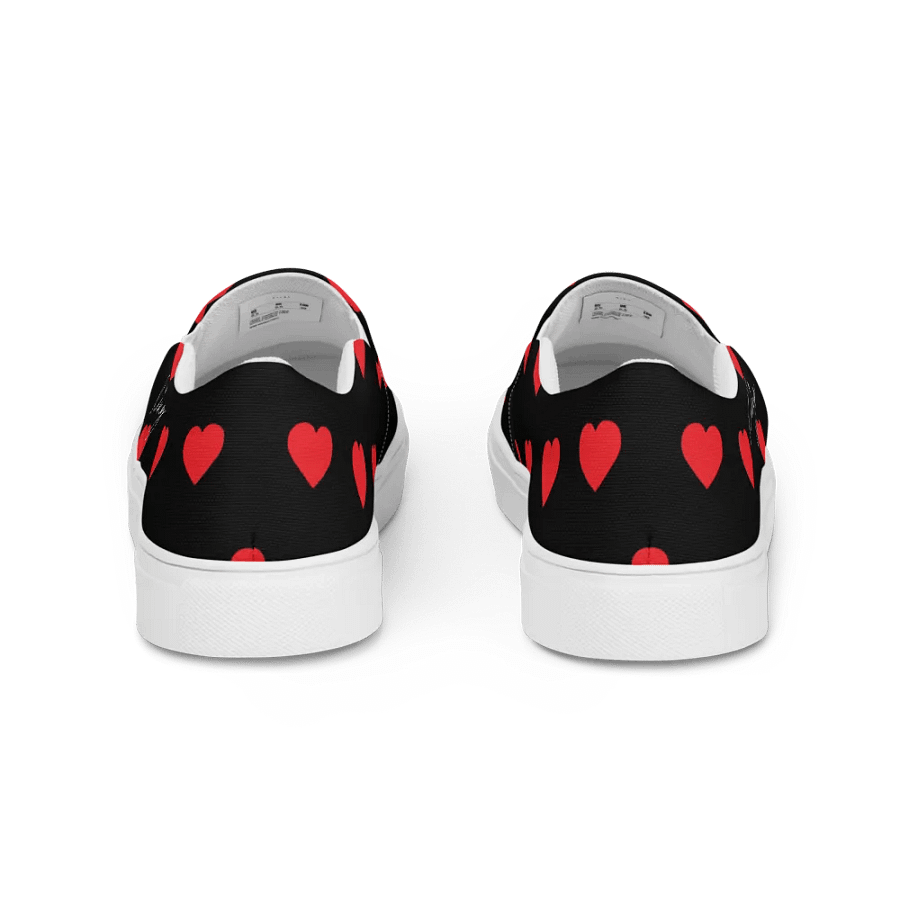 Lingling Kwong Women's Slip-On Shoes (Black & Red) product image (5)