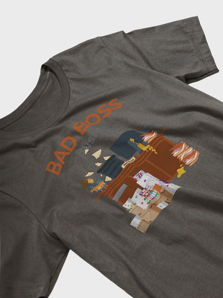 Bad Boss Buster White Logo Tee product image (4)