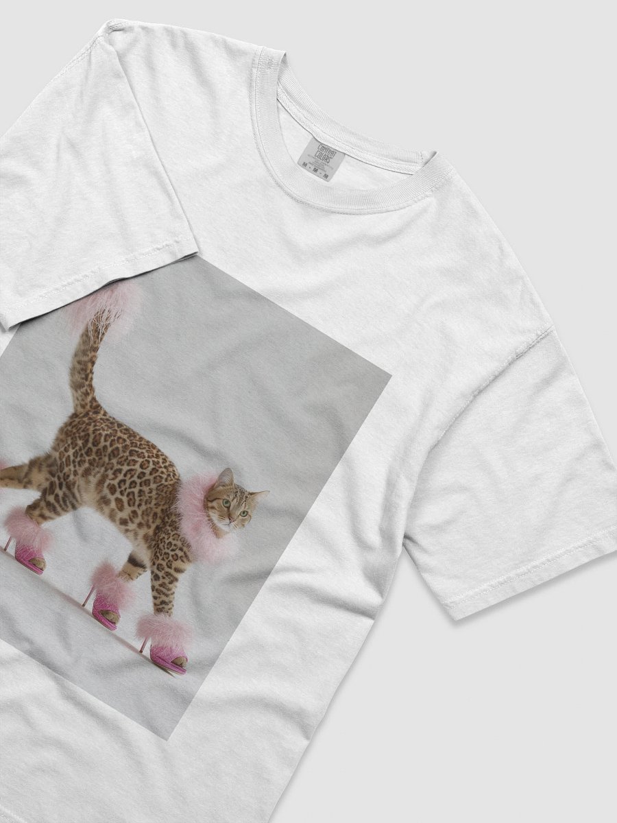 Glam Cat - Garment-Dyed Heavyweight T-Shirt product image (5)