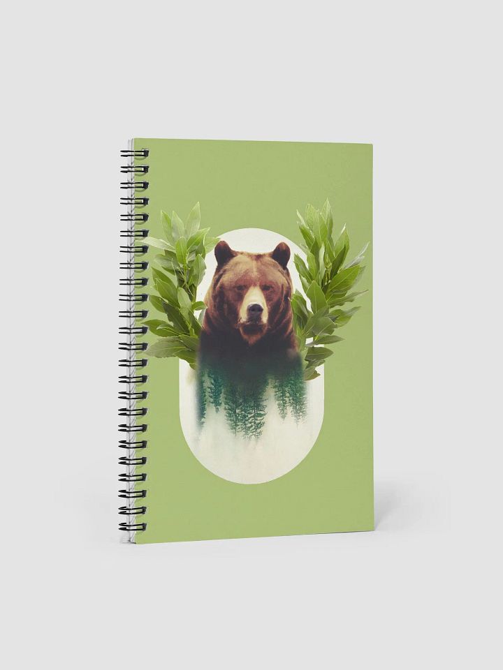 Laurel Crown Bear Spiral Notebook product image (1)