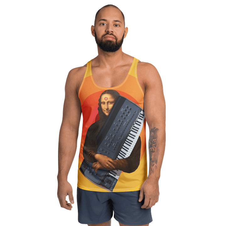 MoBNa LiXA by Frank Fonik (Oberheim OB-XA), classic synth Tribute, Regular fit Tank Top product image (1)