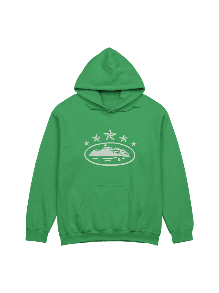 Corteiz 5 Starz Alcatraz Hoodie Green product image (1)