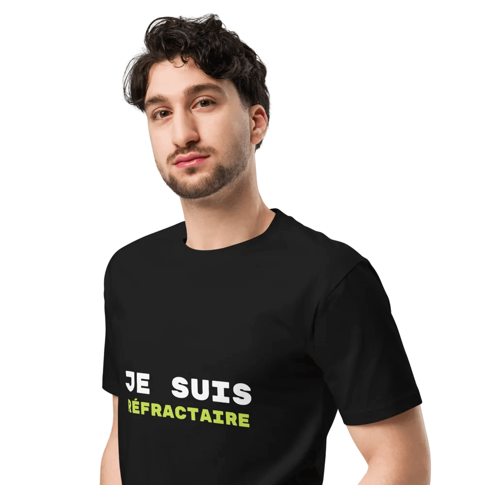 T-Shirt JE SUIS RÉFRACTAIRE product image (6)