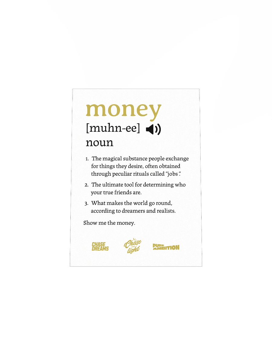 Money Magic Matte Poster product image (5)