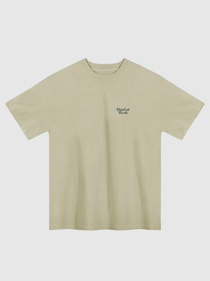 Hard at Work Oversized T-Shirt (Green) product image (1)