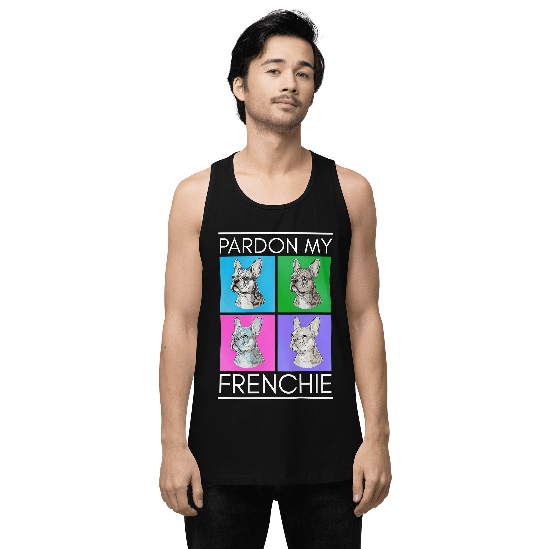 Pardon My Frenchie Men's Tank Top product image (8)