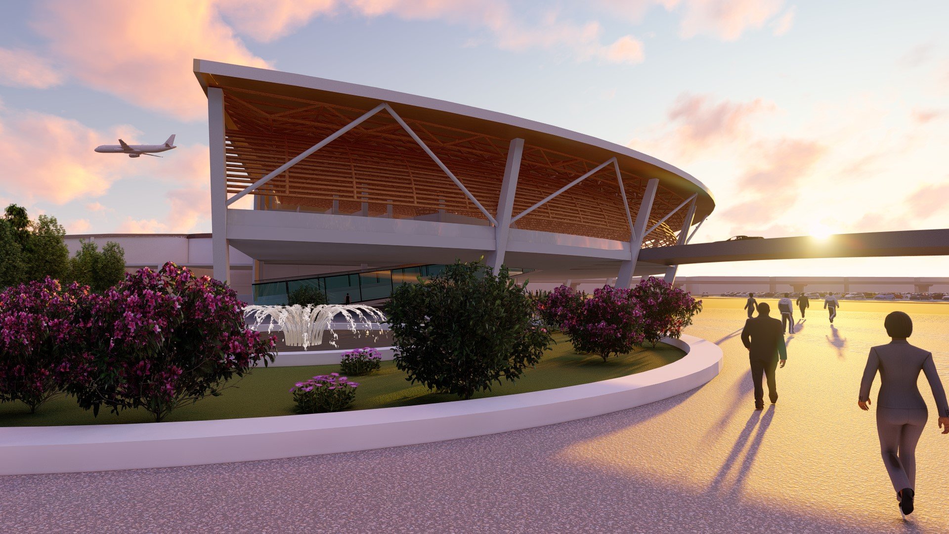 Hollongi Airport Terminal 3D Model + AutoCAD Plan Bundle product image (4)