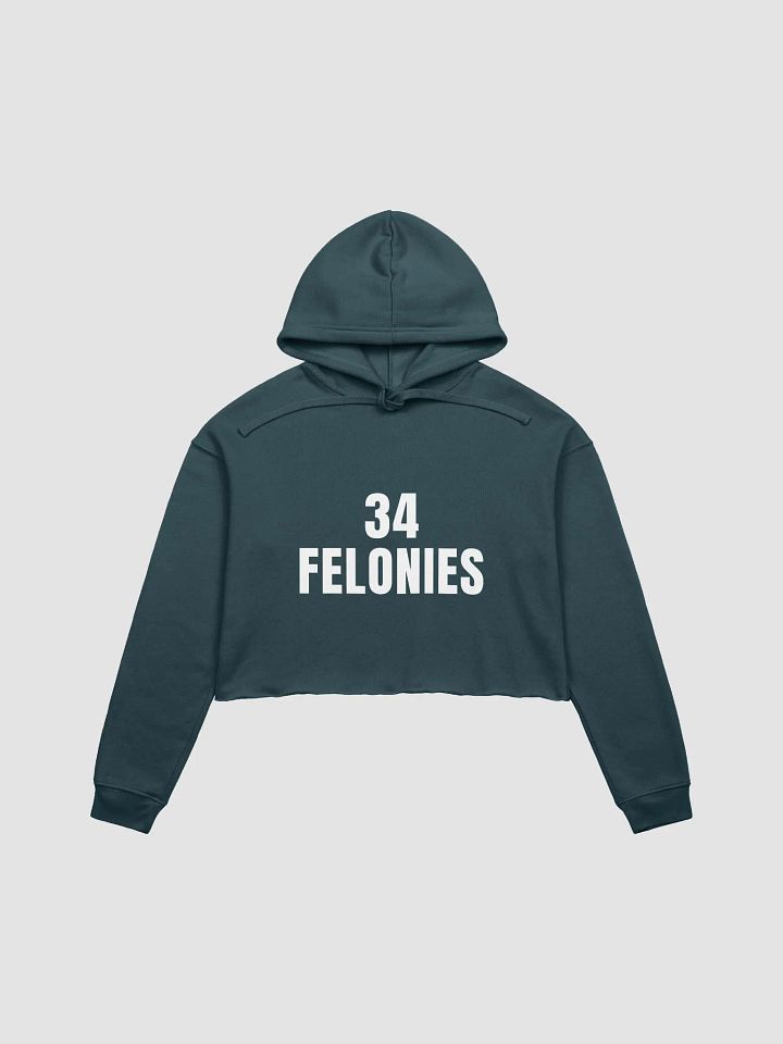Pris-3 FELONIES-Bella+Canvas Fleece Crop Hoodie product image (4)