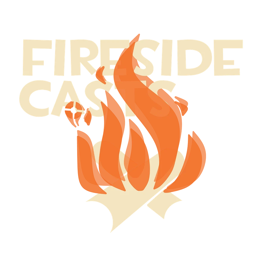 The original Fireside logo with TF font and everything