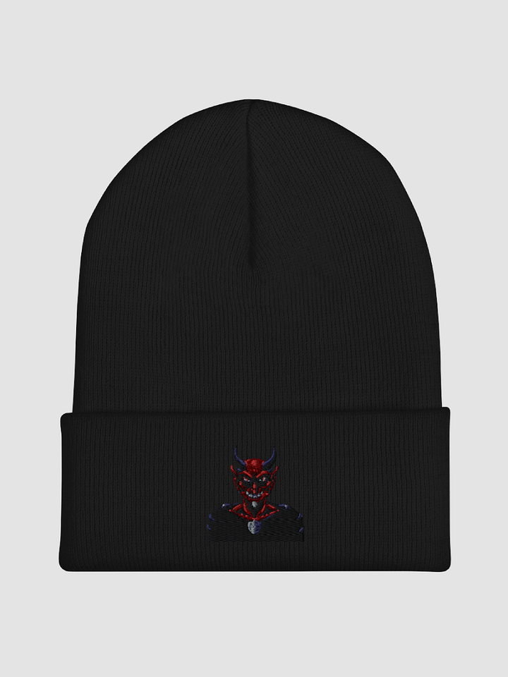 [xEvilShadowx187] Embroidered Cuffed Beanie Yupoong 1501KC product image (2)