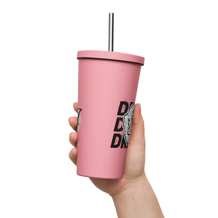 Vaso de acero inoxidable con pajita product image (11)