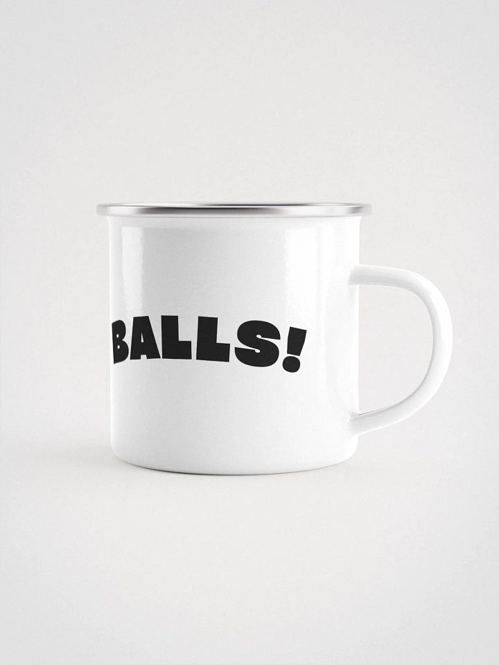 BALLS!™ Enamel Mug product image (1)