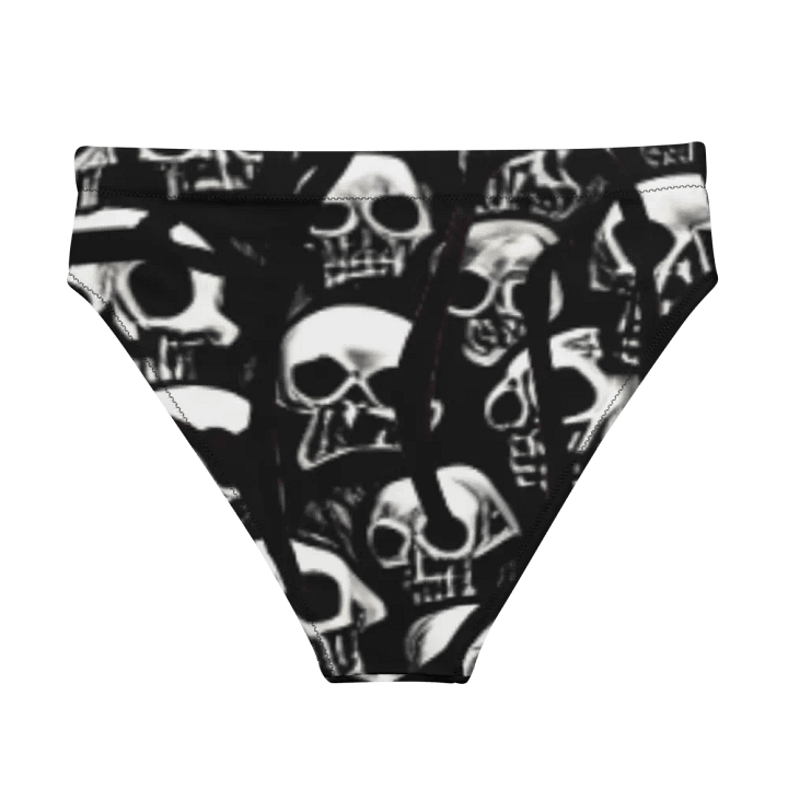 Skull Cluster Recycled High-Waisted Bikini Bottom product image (2)