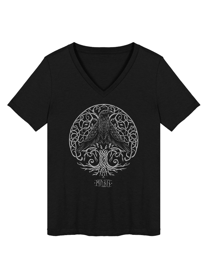 Munin's Perch Women's Relaxed V-Neck T-Shirt product image (1)